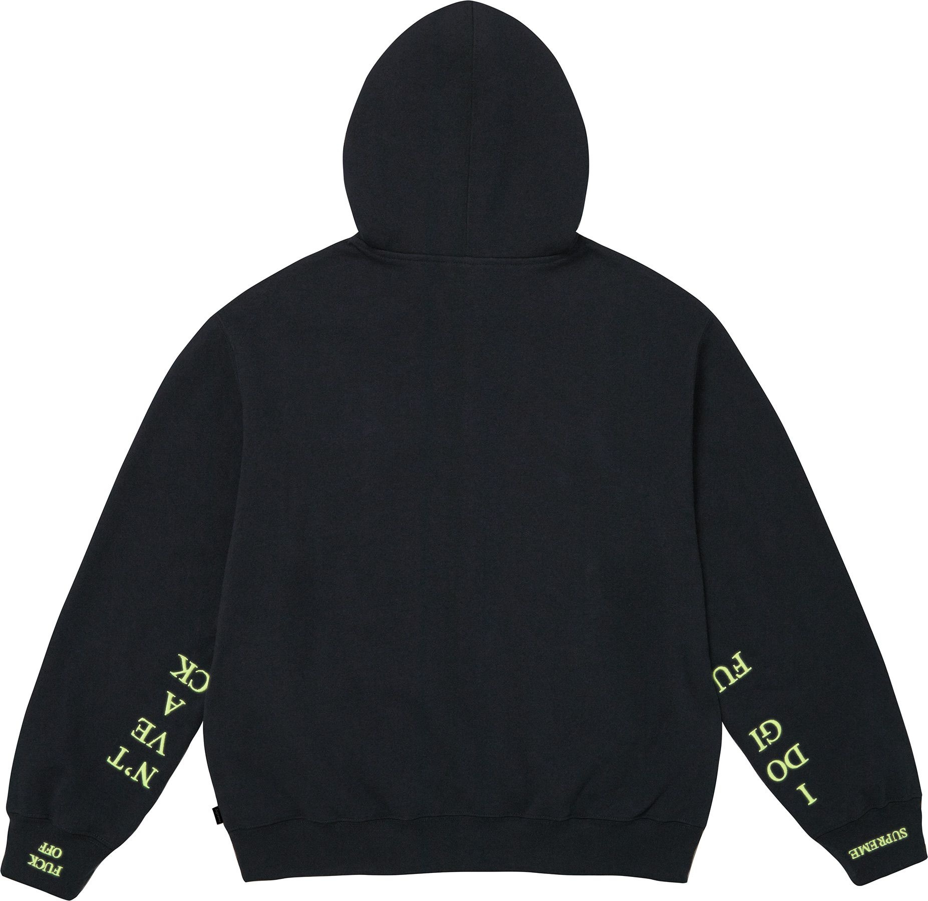 IDGAF Zip Up Hooded Sweatshirt view 11